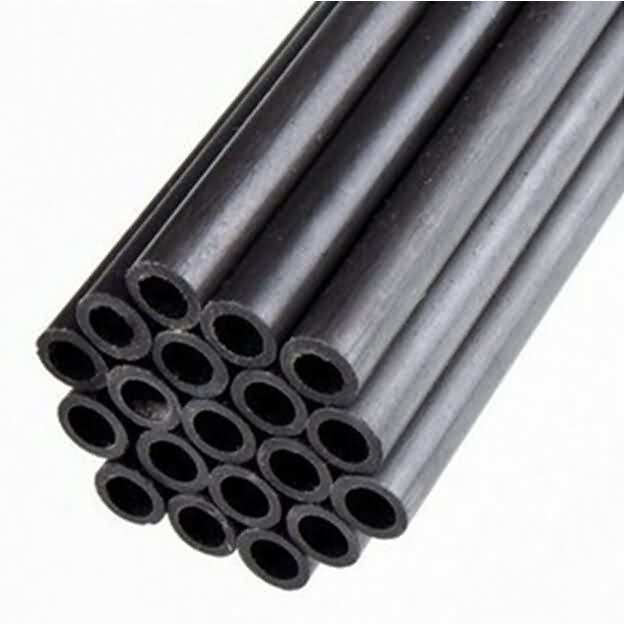 Pultruded Round Carbor Fibre Tube with Round Holes/OD: 1.5~10mm